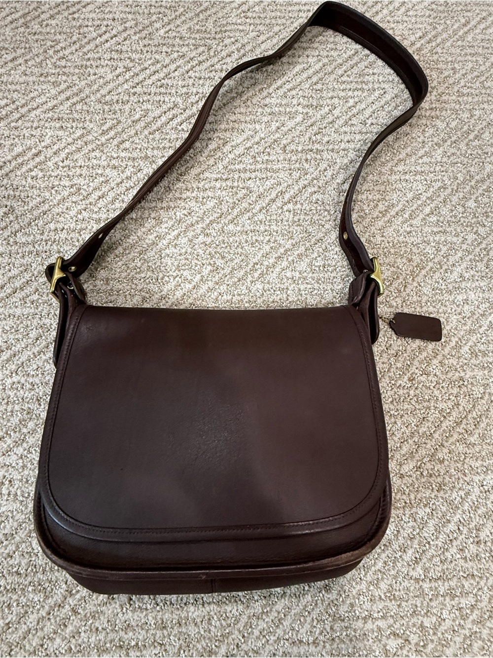 Coach Vintage Patricia's Legacy Bag. Brown Leather. EUC